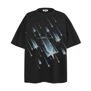 Niche Design Gradient Five-pointed Star Short Sleeve