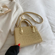 Borsa rétro a rombi da portare a mano o a spalla
