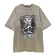 Dark Angel Print Short Sleeve