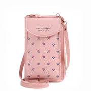 Women's Large Capacity Multi-functional Solid Color Fashion Mobile Phone Bag