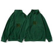 Polar Fleece Bottoming Top Loose Fleece Sweatshirt
