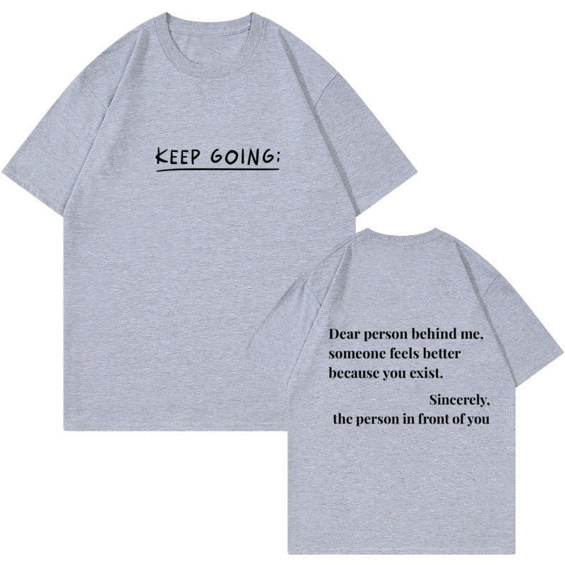 Milk Silk Round Neck T-shirt
