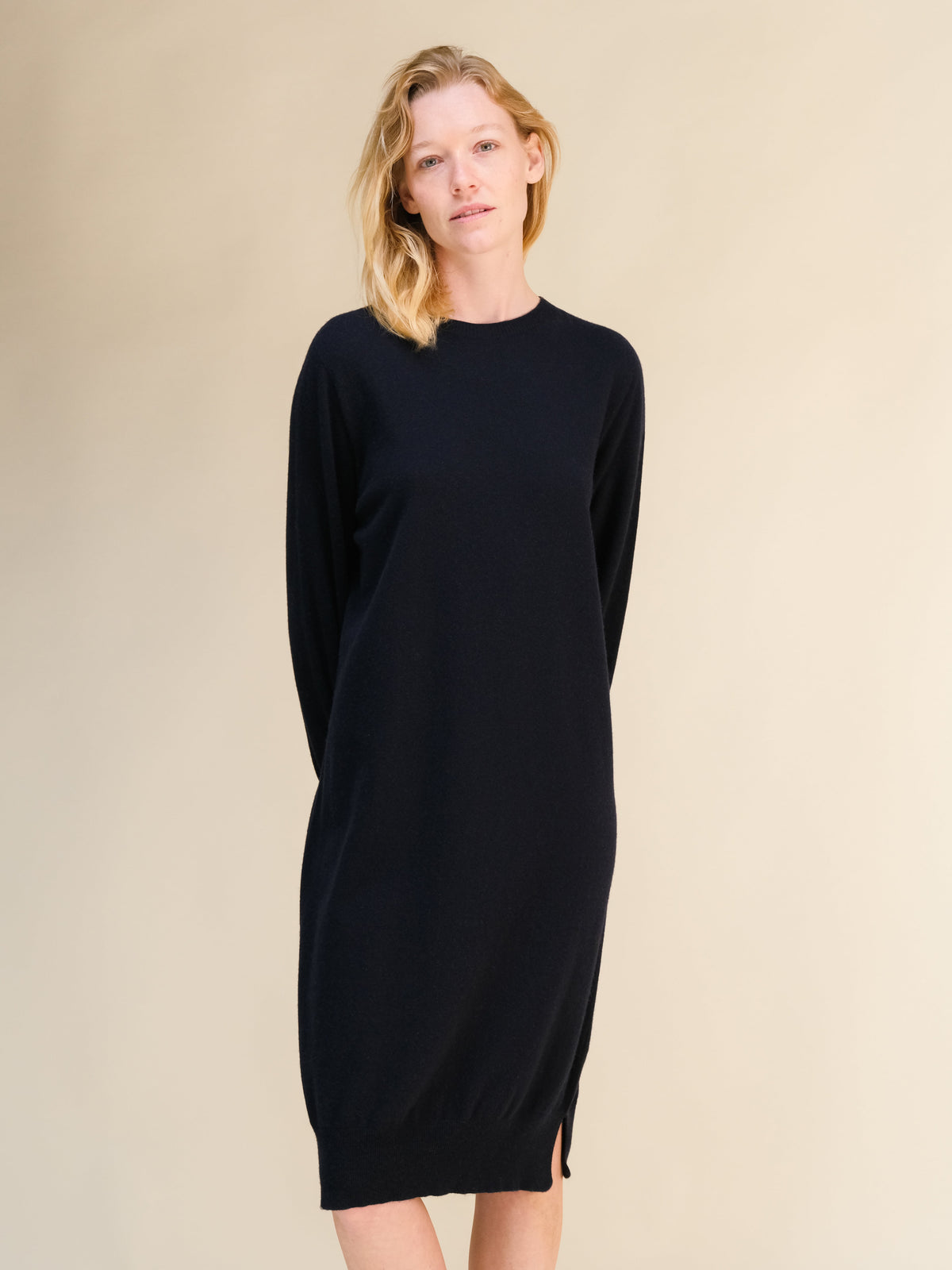 Cashmere Mix Midi Dress