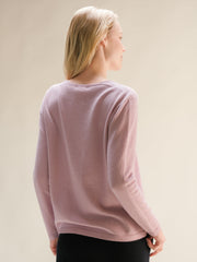 Cashmere Mix Relaxed V-Neck Sweater