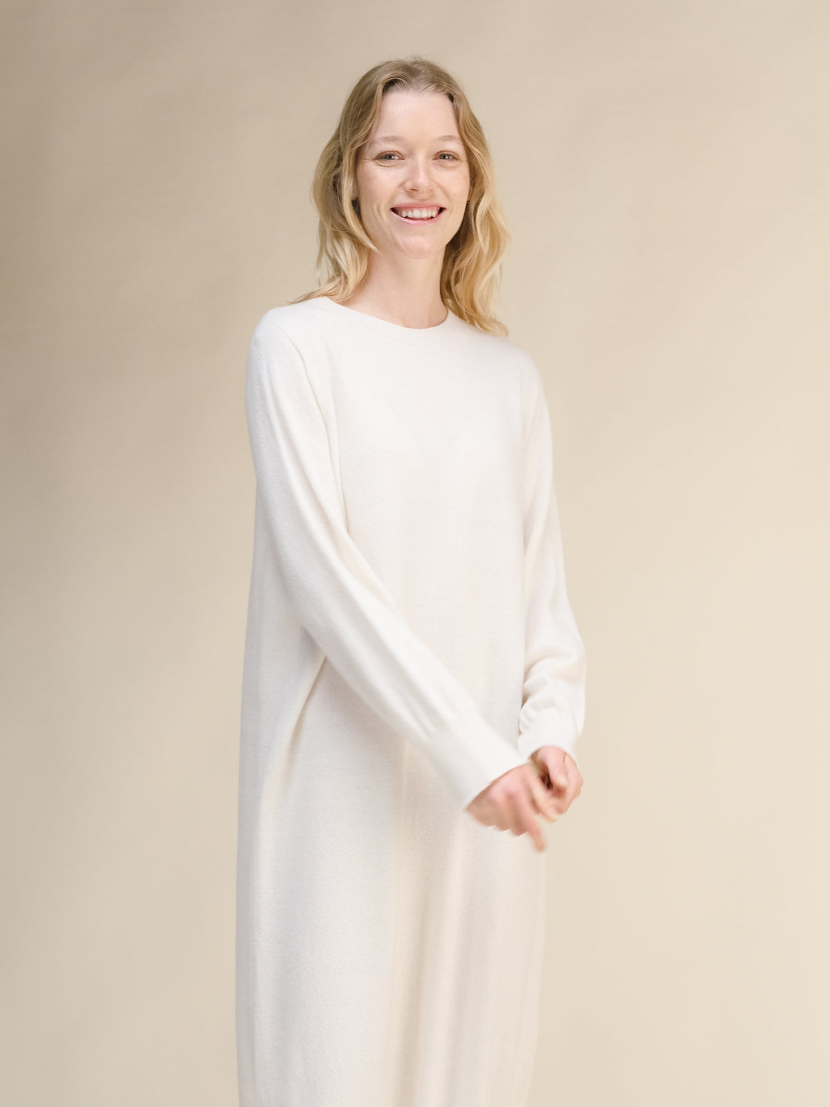 Cashmere Mix Midi Dress