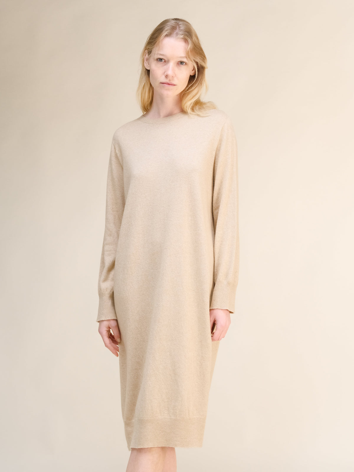 Cashmere Mix Midi Dress