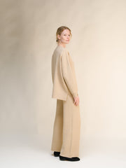 Cashmere Mix Maxi V-Neck