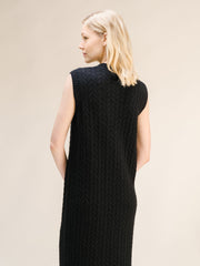 Cashmere Mix Cable Dress