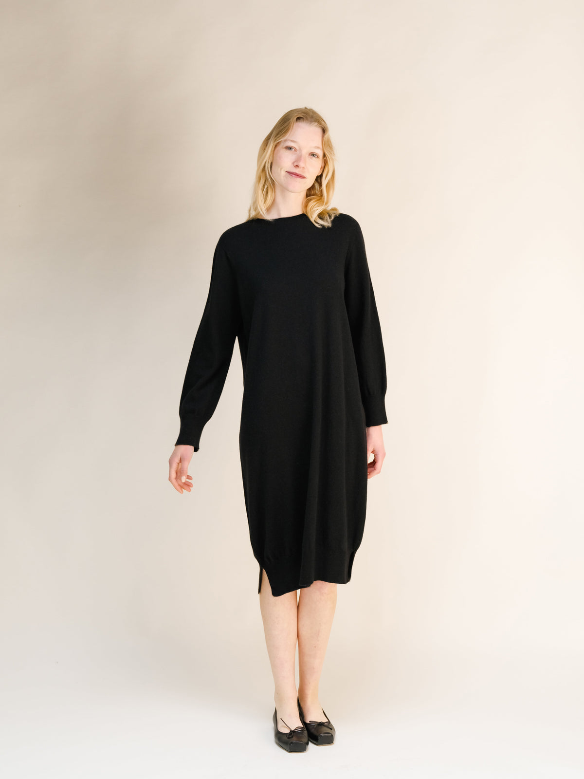 Cashmere Mix Midi Dress