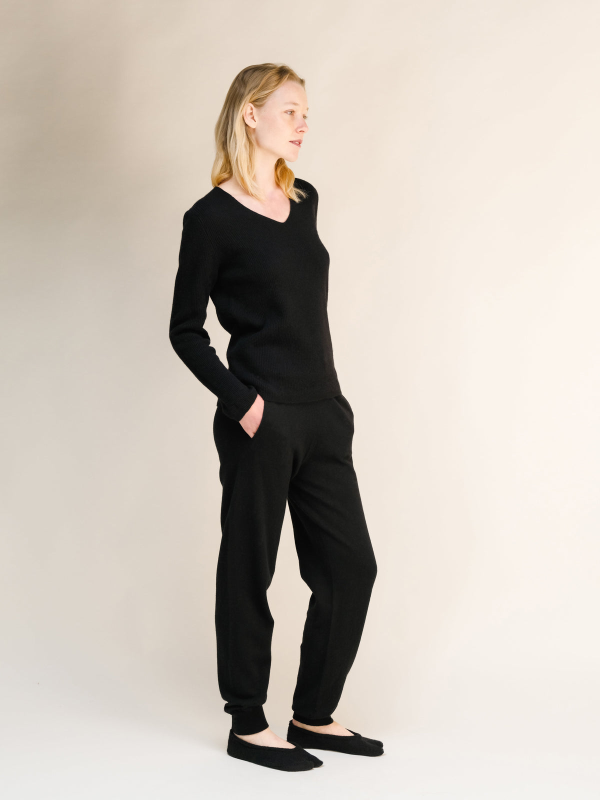 Cashmere Mix Yoga Pants