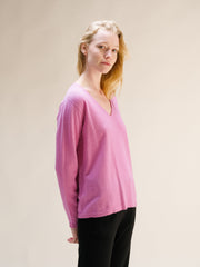 Cashmere Mix Relaxed V-Neck Sweater