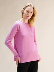 Cashmere Mix Curl Crewneck