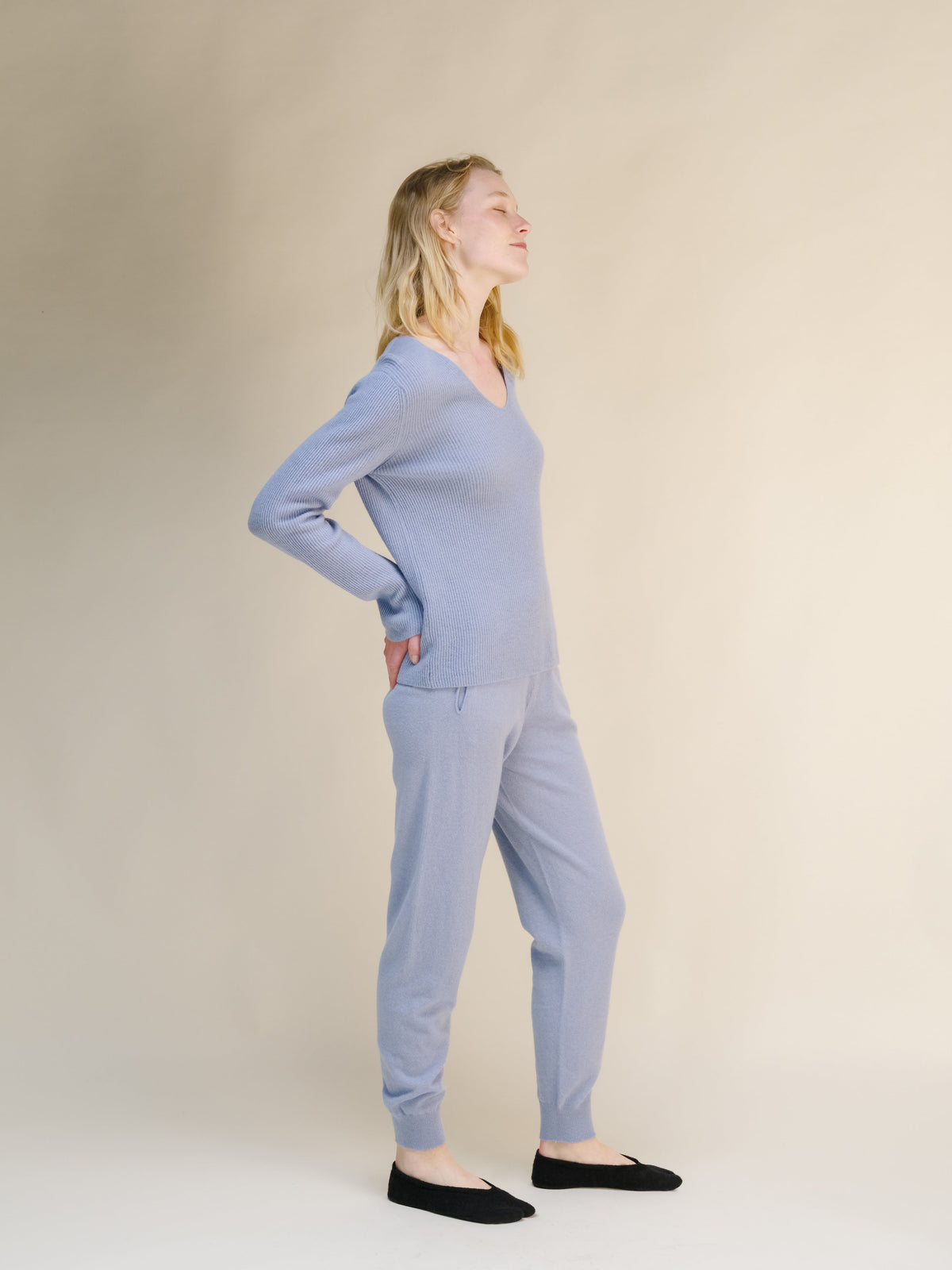 Cashmere Mix Yoga Pants