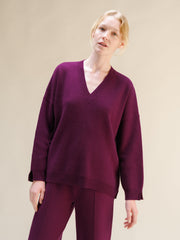 Cashmere Mix Maxi V-Neck