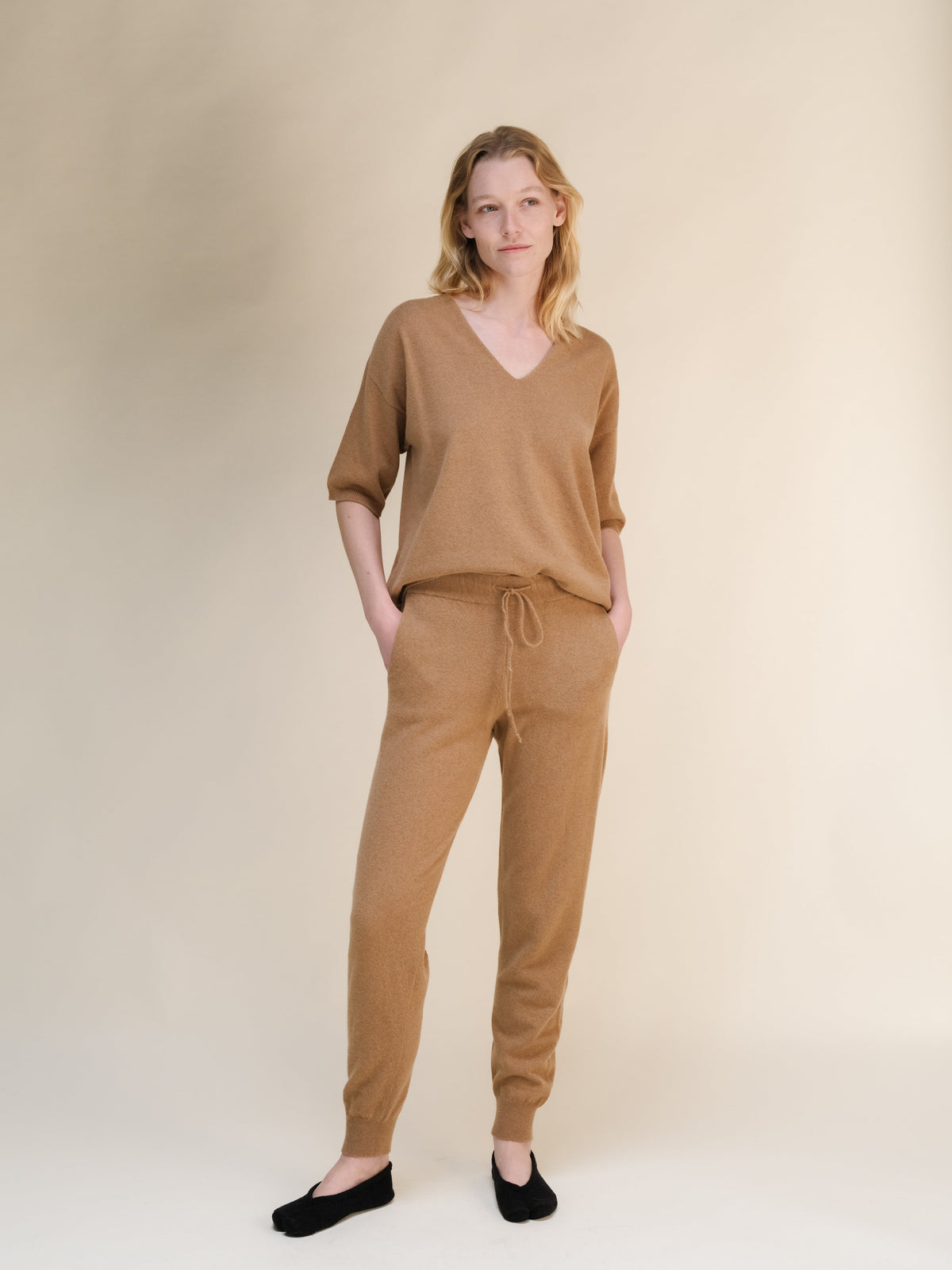 Cashmere Mix Yoga Pants