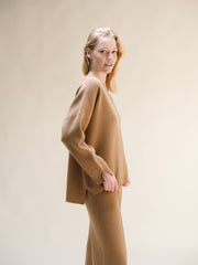 Cashmere Mix Maxi V-Neck