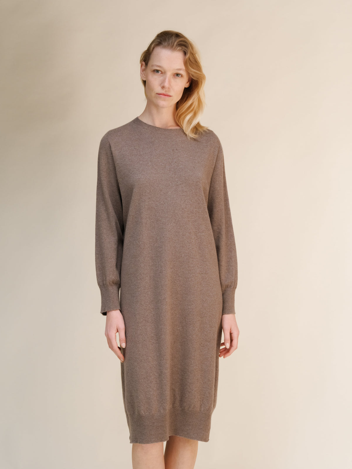 Cashmere Mix Midi Dress