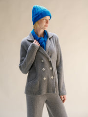 Cashmere Mix Ribbed Beanie