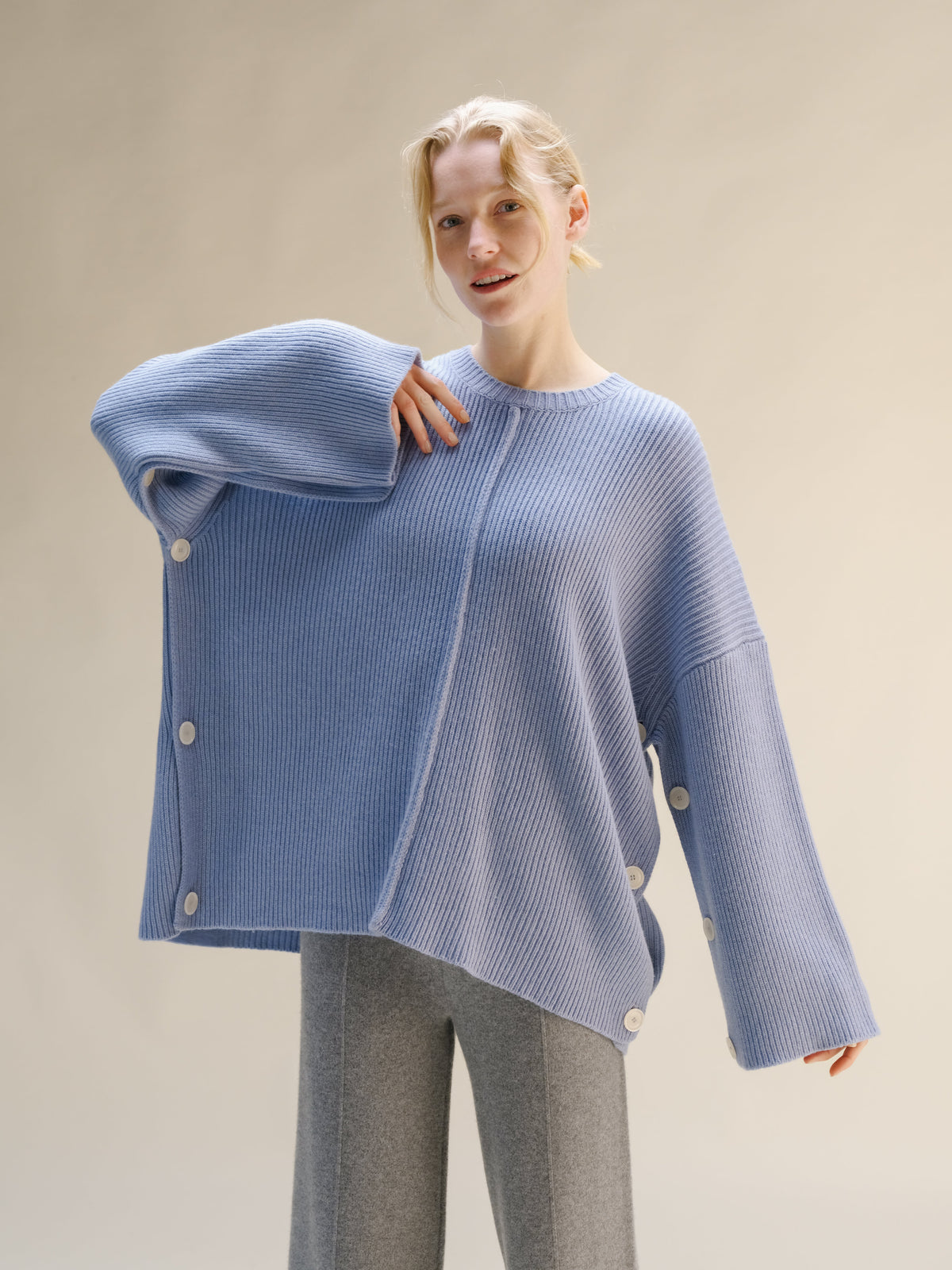 Cashmere Mix Cape Sweater