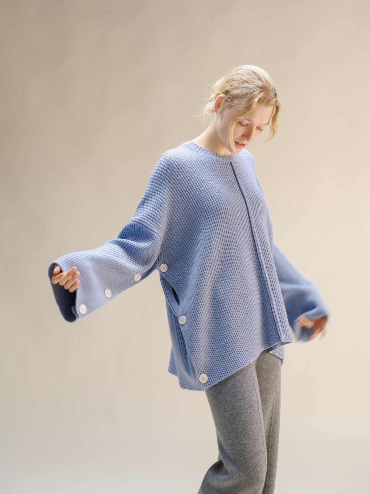 Cashmere Mix Cape Sweater