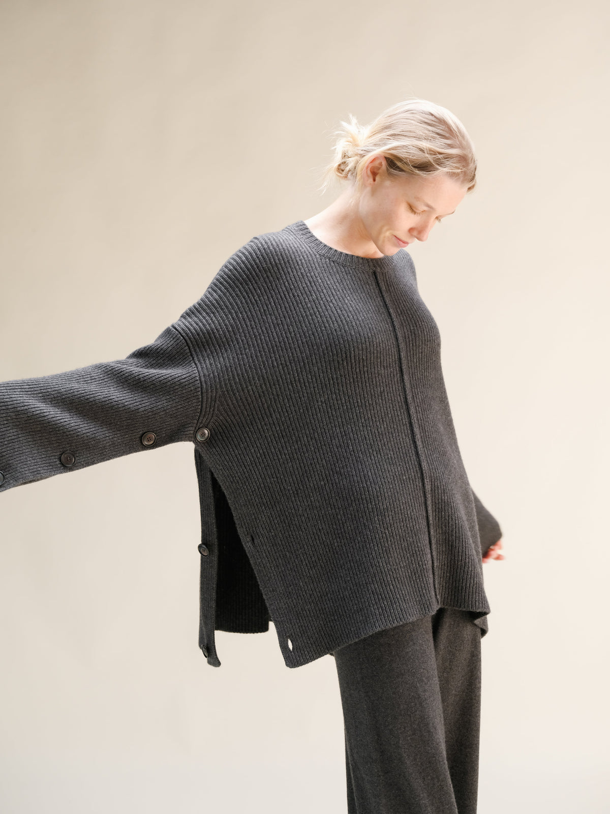 Cashmere Mix Cape Sweater