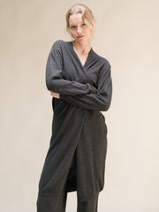Cashmere Mix Long Cardigan