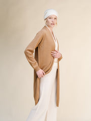 Cashmere Mix Long Cardigan