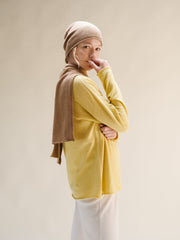 Cashmere Mix High Neck Sweater
