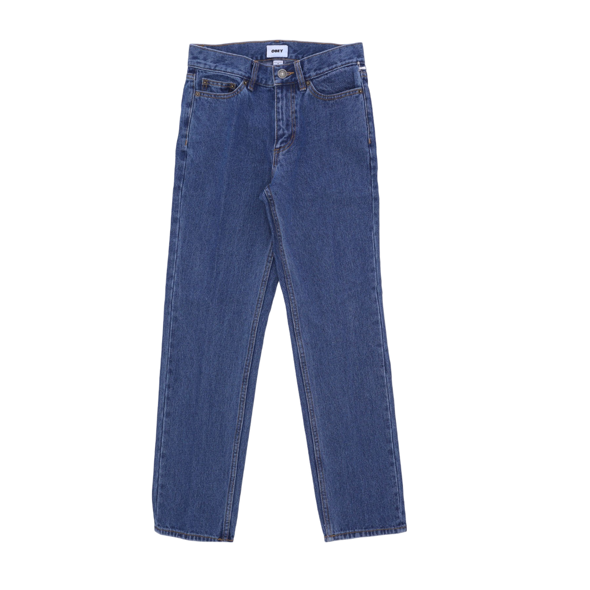 Obey Bender 142010080 Uomo Indaco - Jeans Regular Tapered