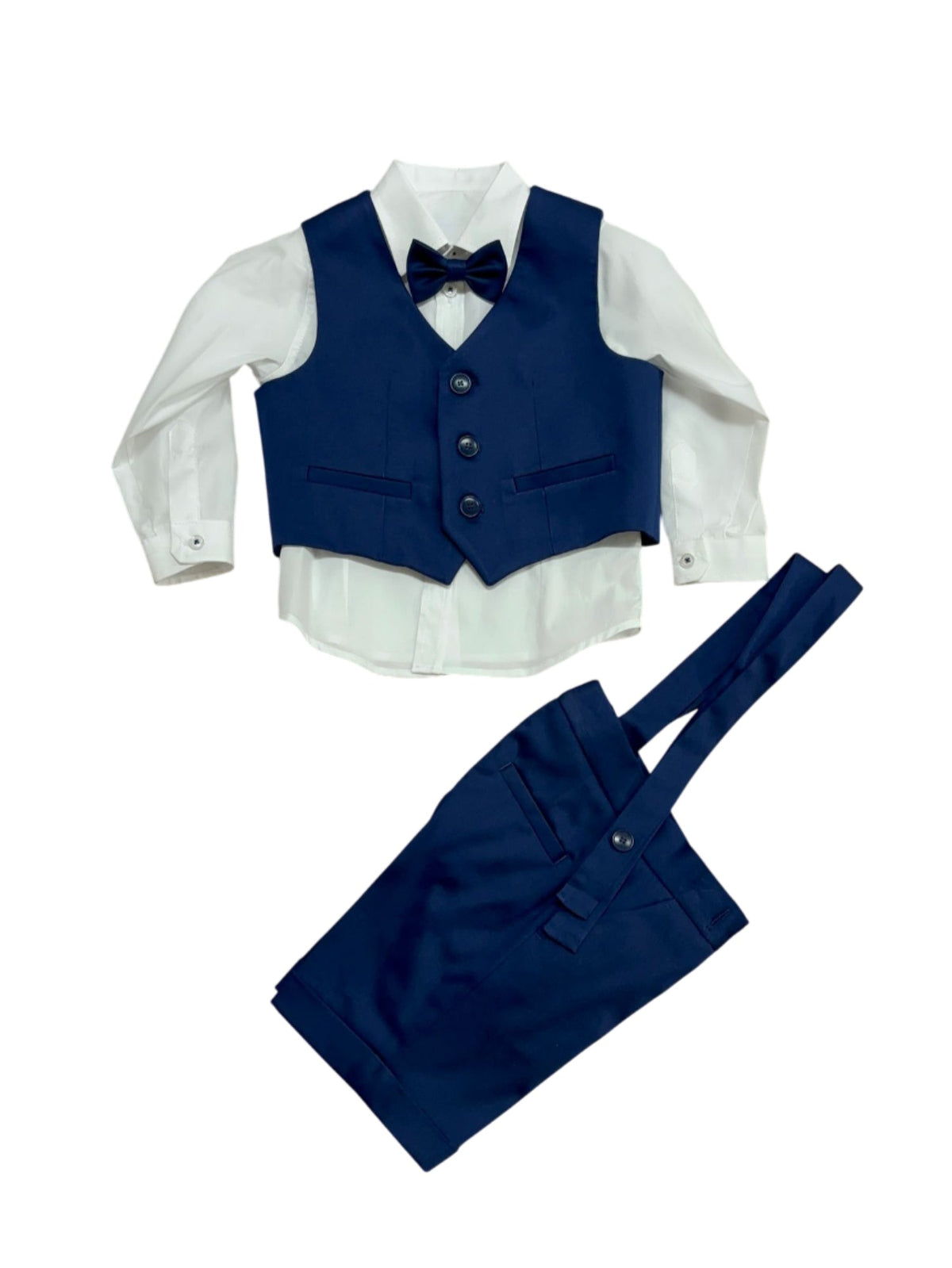 Brando completo elegante bambino blu
