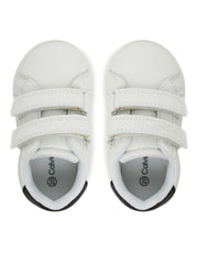 Calvin Klein Jeans sneakers in ecopelle con strappi bianco nero