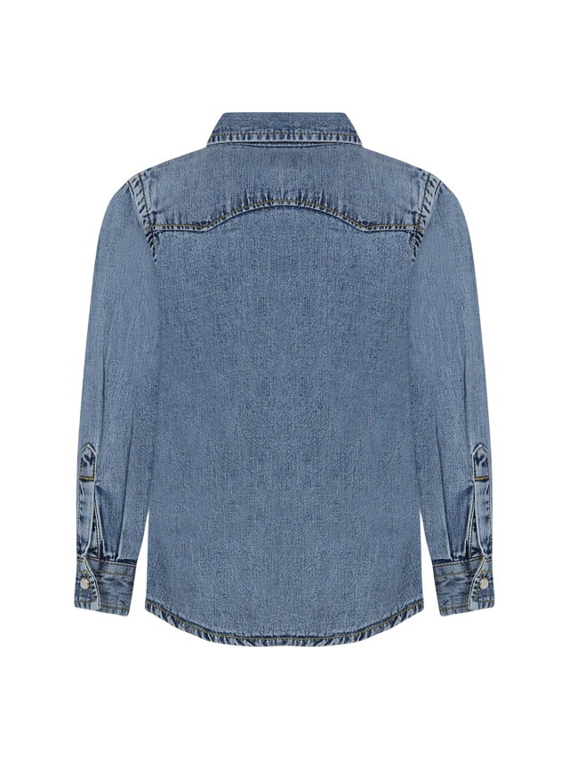 Diesel camicia in denim Ceko manica lunga lavaggio blu