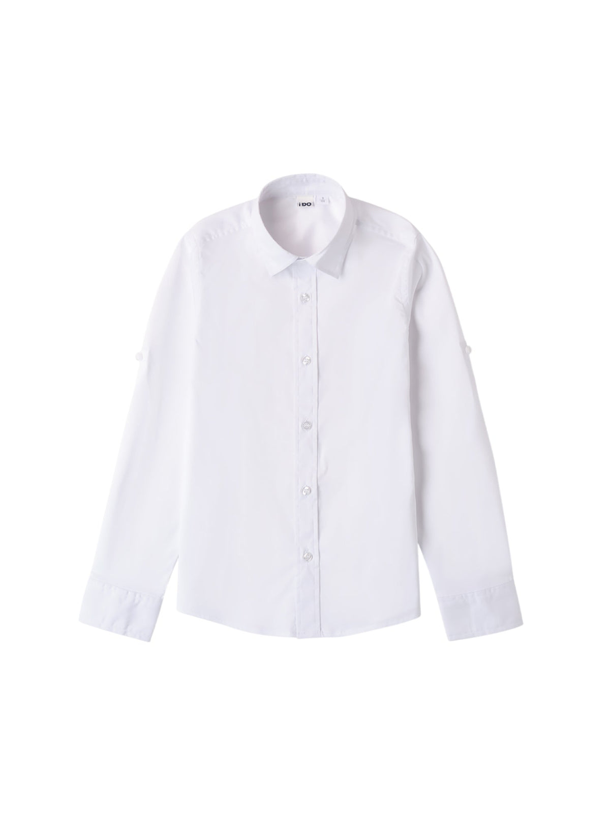 iDo camicia manica lunga in cotone bianco