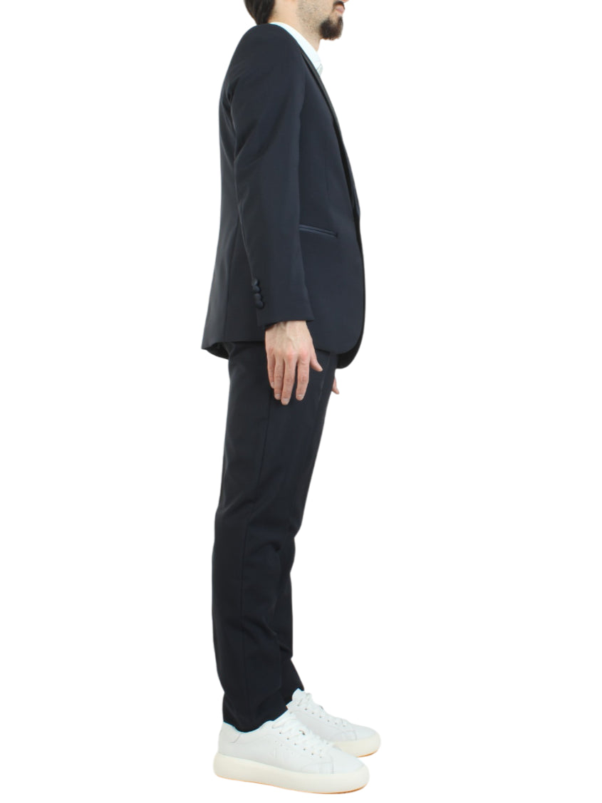 Mulish abito elegante uomo monopetto blu