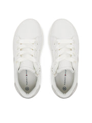 Tommy Hilfiger sneakers in ecopelle con dettagli glitter bianco