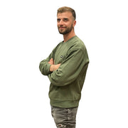 Obey Felpa da uomo Mini Box Logo Crew Specialty Fleece 112480100 thyme