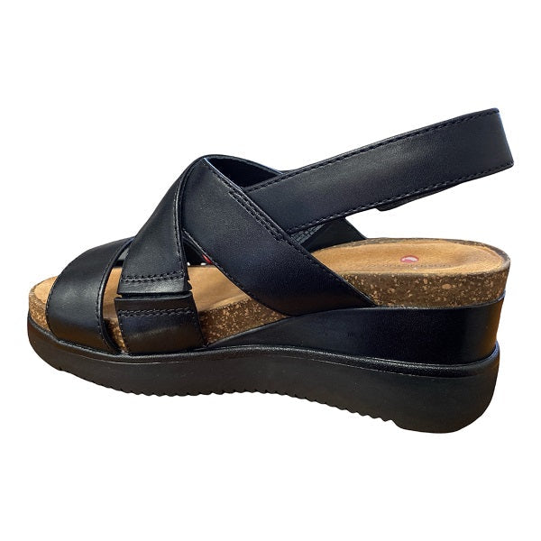 Clarks Sandalo da donna Lizby Cross 152108 nero