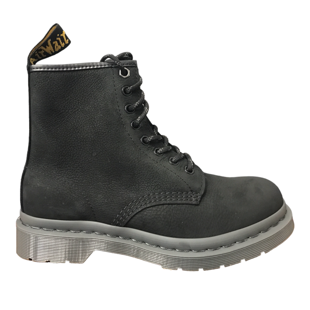 Dr. Martens 1460 Milled Nubuck WP 27671001 Unisex Nero - Anfibio
