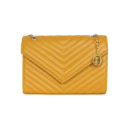 Sofia Pochette Giallo Senape con Catena