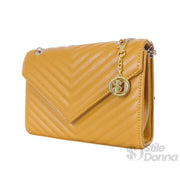 Sofia Pochette Giallo Senape con Catena