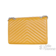 Sofia Pochette Giallo Senape con Catena