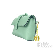 Mirella Pochette Verde Menta con Zip