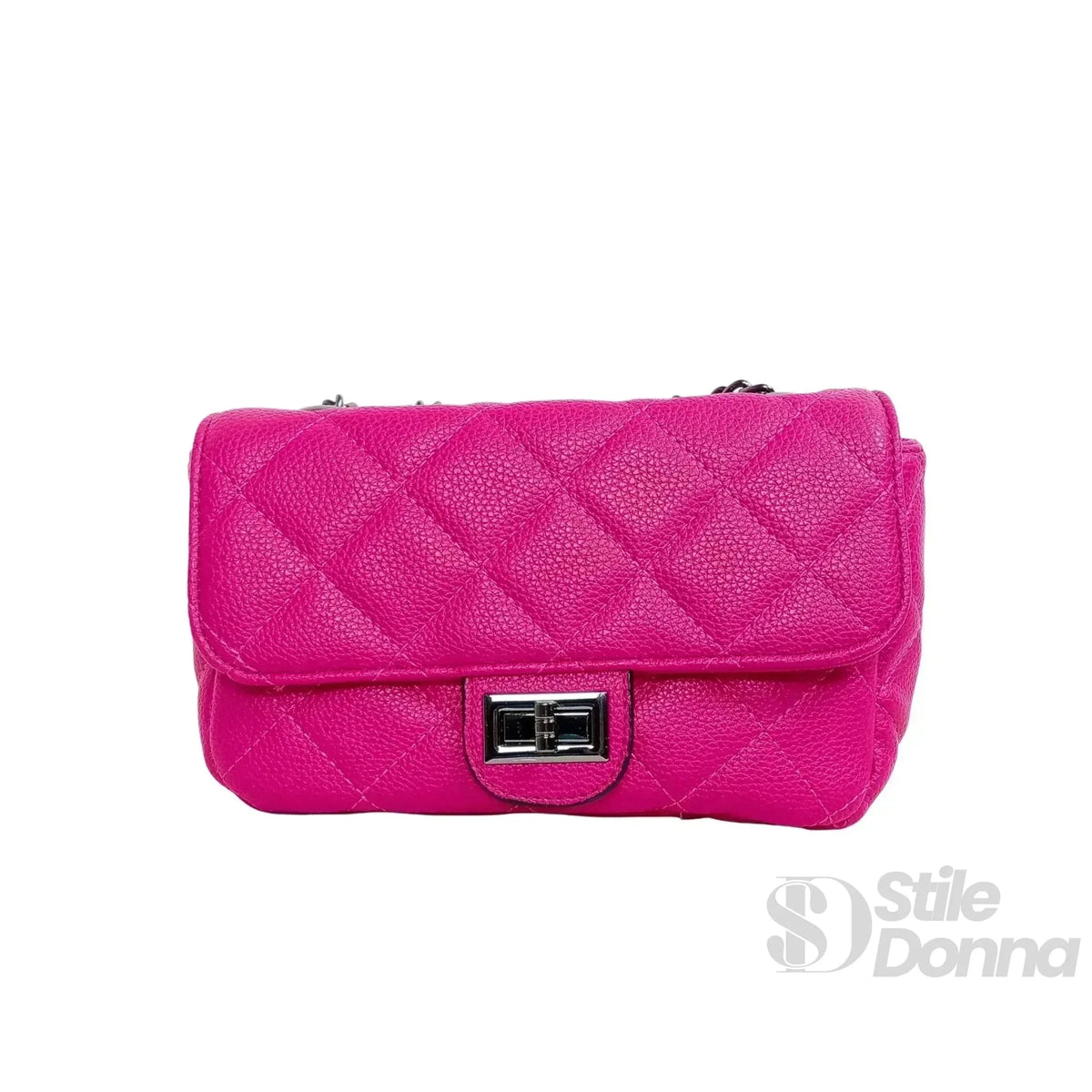 Penelope Pouch Clutch in Ecopelle con Catena