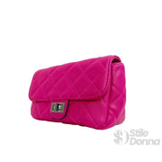 Penelope Pouch Clutch in Ecopelle con Catena