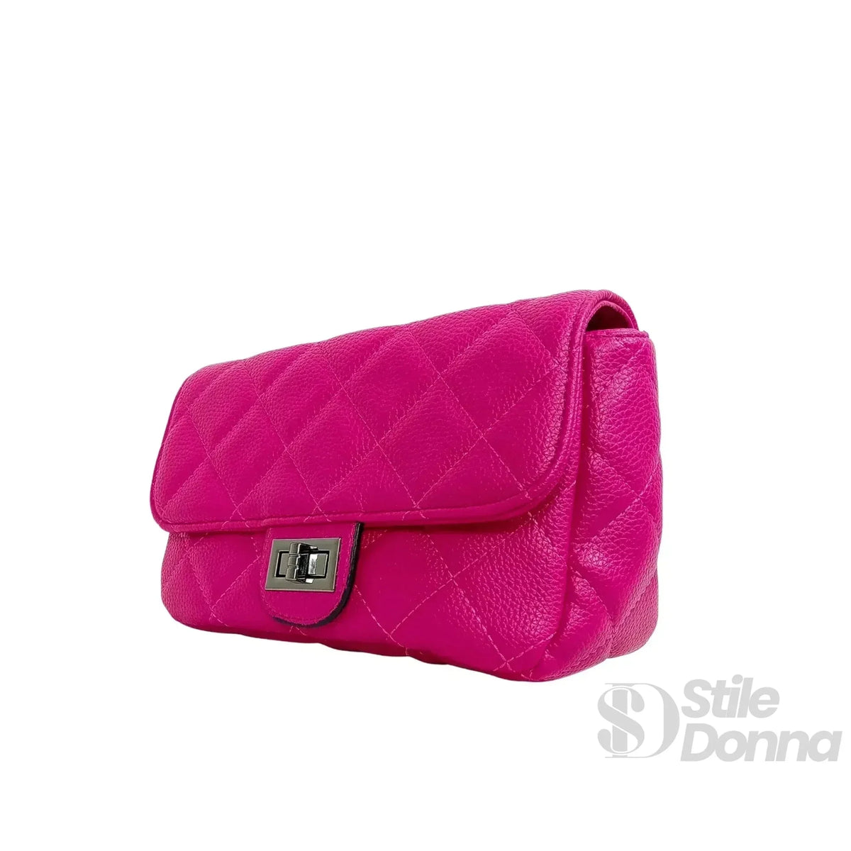 Penelope Pouch Clutch in Ecopelle con Catena