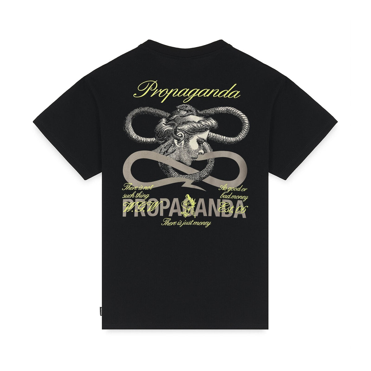 Propaganda Whisper T-Shirt Uomo Nera 26SSPRTS698 - Made in Italy