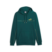 Puma felpa con cappuccio da uomo Ess+ minimal Gold 680013-43 verde