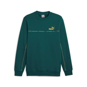Puma felpa girocollo da uomo ESS Minimal gold 680014 43 verde