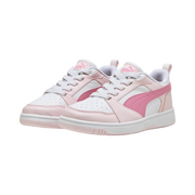 Puma Rebound v6 396742-08 Bambina Bianco Rosa - Sneakers