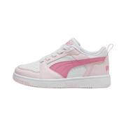 Puma Rebound v6 396742-08 Bambina Bianco Rosa - Sneakers